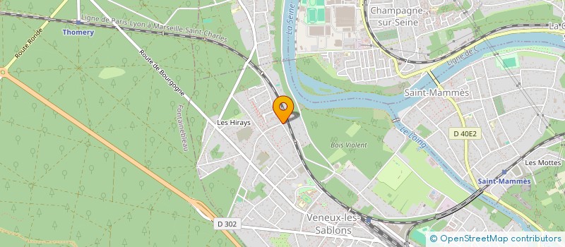 localisation de l'entreprise SCI LES SABLONS  MORET-LOING-ET-ORVANNE