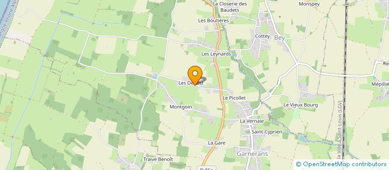 localisation de l'entreprise SCI LES SABLONS  GARNERANS