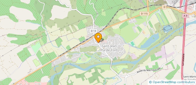 localisation de l'entreprise SCI LES SABLONS ST JEAN  SAINT-JEAN-PLA-DE-CORTS