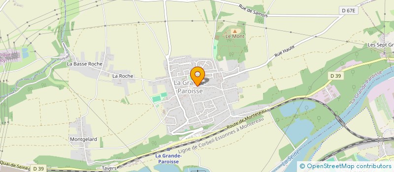 localisation de l'entreprise SCI LES SABOTIERS  VILLE-SAINT-JACQUES