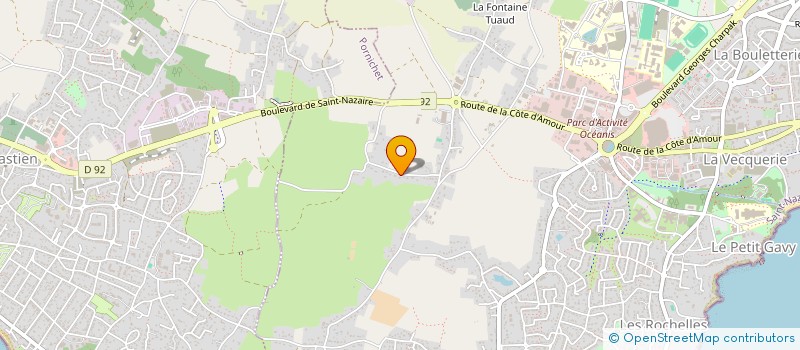 localisation de l'entreprise SCI LES SAGNES  SAINT-NAZAIRE