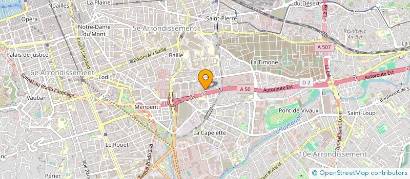 localisation de l'entreprise SCI LES SAGNES à MARSEILLE