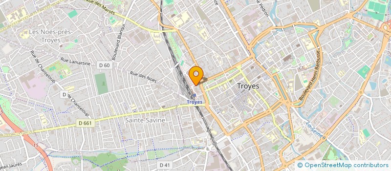 localisation de l'entreprise SCI LES SAINTES  SAINT-JULIEN-LES-VILLAS