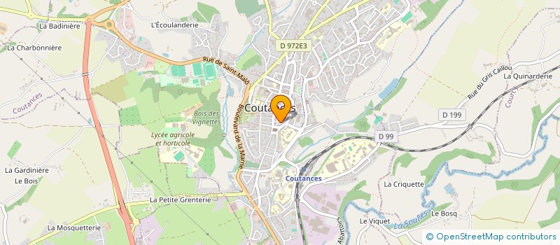 localisation de l'entreprise SCI LES SAINTES BARBES à COUTANCES