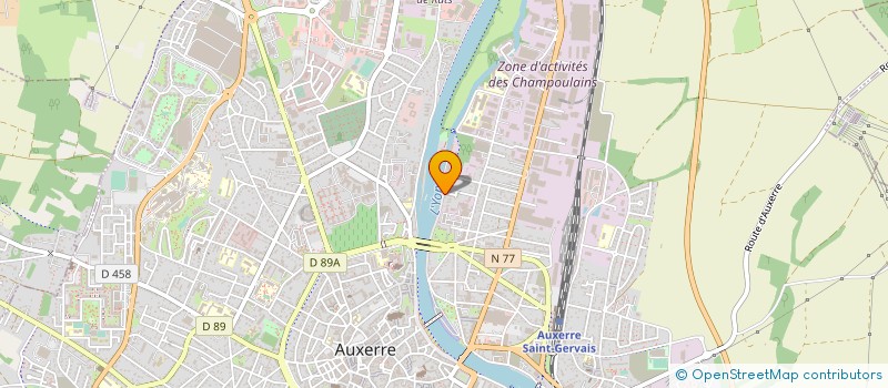 localisation de l'entreprise SCI LES SAINTS MARIENS à AUXERRE