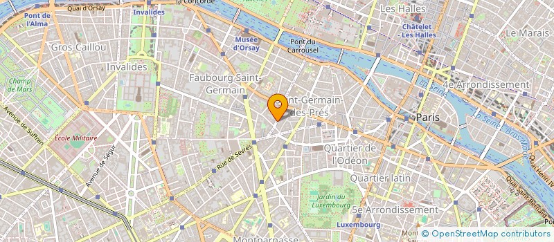 localisation de l'entreprise SCI LES SAINTS PERES  PARIS