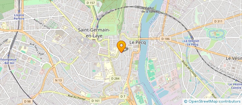 localisation de l'entreprise SCI LES SALANGANES  LE PECQ