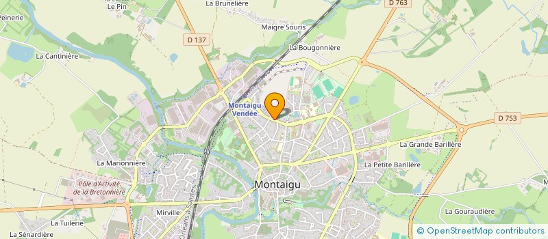 localisation de l'entreprise SCI LES SALES GOSSES à MONTAIGU-VENDEE