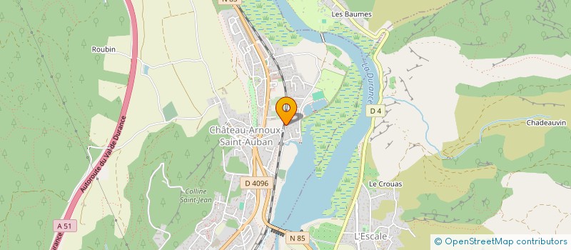 localisation de l'entreprise SCI LES SALETTES  CHATEAU-ARNOUX-SAINT-AUBAN