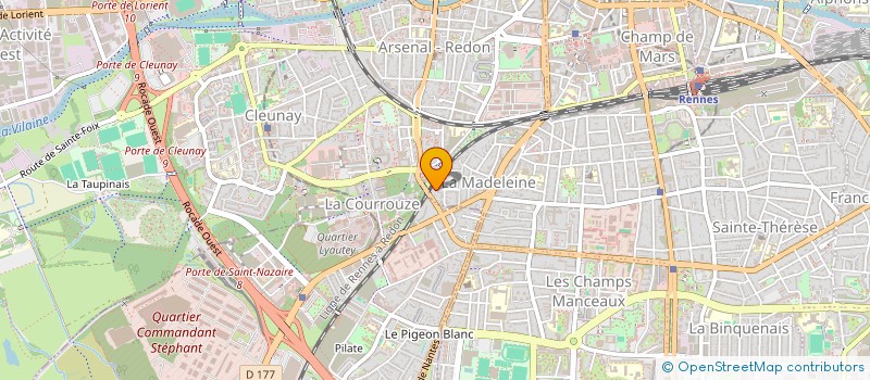 localisation de l'entreprise SCI LES SALICORNES à RENNES
