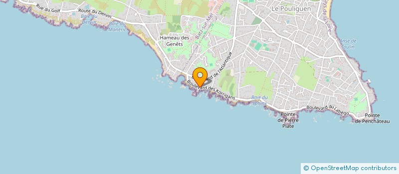 localisation de l'entreprise SCI LES SALINES  LE POULIGUEN