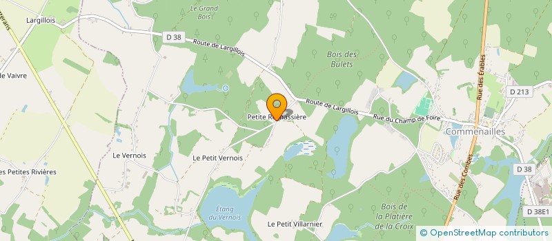 localisation de l'entreprise SCI LES SALINES  COMMENAILLES