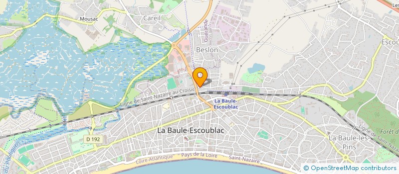 localisation de l'entreprise SCI LES SALINES à LA BAULE-ESCOUBLAC