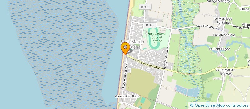 localisation de l'entreprise SCI LES SALINES  BREHAL