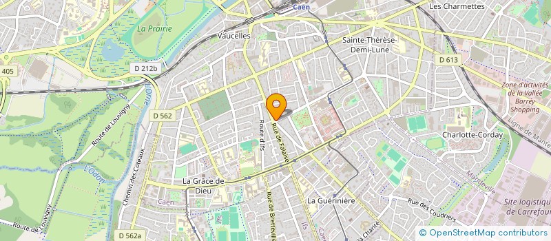 localisation de l'entreprise SCI LES SALINES à CAEN