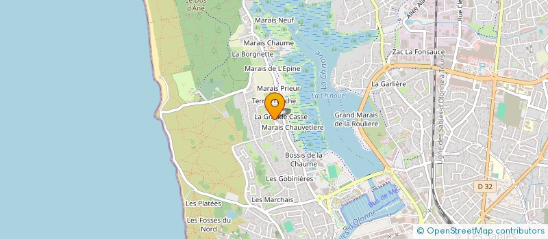 localisation de l'entreprise SCI LES SALINES à LES SABLES D'OLONNE