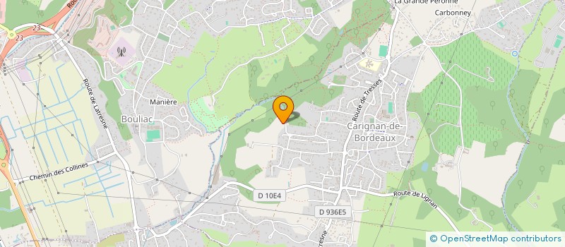 localisation de l'entreprise SCI LES SALINIERES  CARIGNAN-DE-BORDEAUX