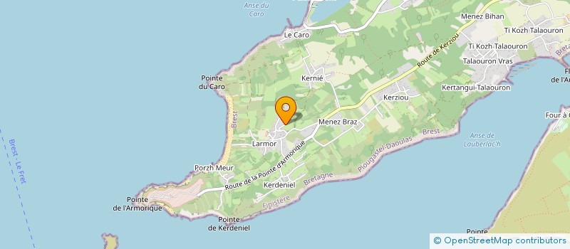 localisation de l'entreprise SCI LES SALINS  PLOUGASTEL-DAOULAS