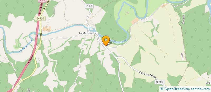 localisation de l'entreprise SCI LES SALLERONS à TENDU