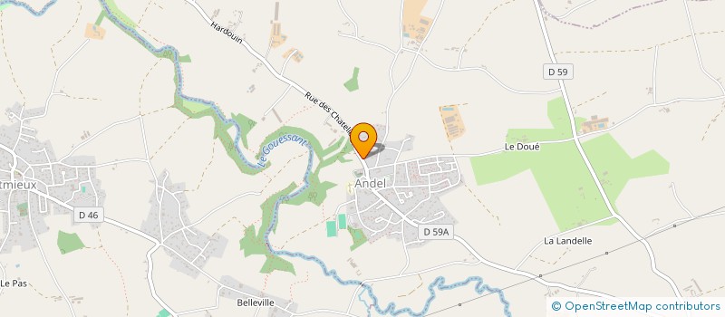 localisation de l'entreprise SCI LES SALLES  ANDEL