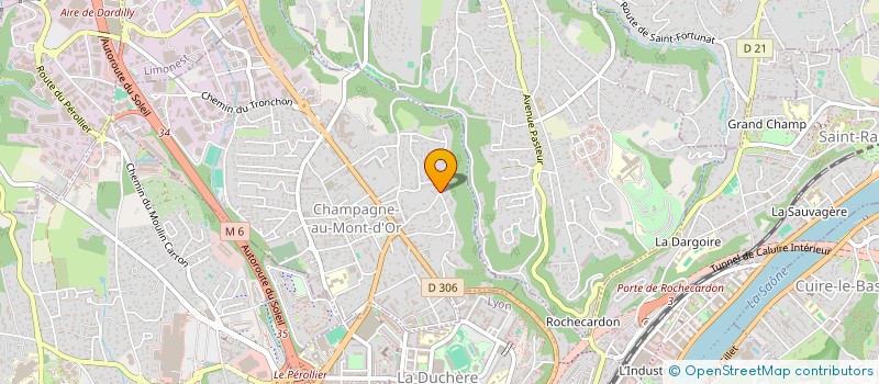 localisation de l'entreprise SCI LES SALORGES  CHAMPAGNE-AU-MONT-D'OR