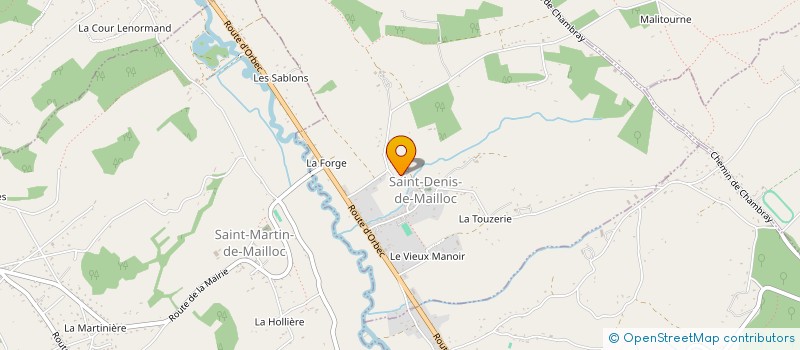 localisation de l'entreprise SCI LES SAMSONS  SAINT-DENIS-DE-MAILLOC