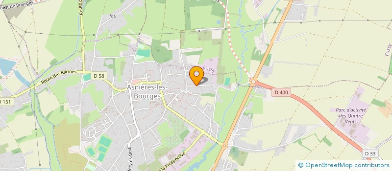 localisation de l'entreprise SCI LES SANDINS  BOURGES