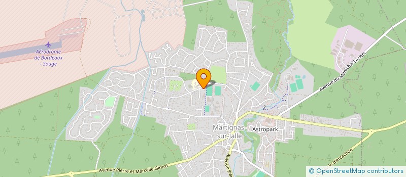 localisation de l'entreprise SCI LES SAPINETTES  MARTIGNAS-SUR-JALLE