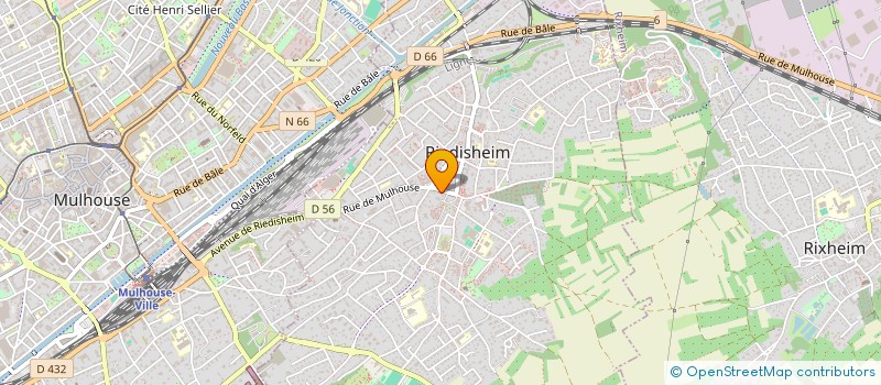 localisation de l'entreprise SCI LES SAPINS  RIEDISHEIM