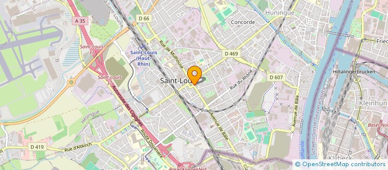 localisation de l'entreprise SCI LES SAPINS  SAINT-LOUIS