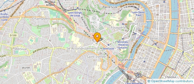 localisation de l'entreprise SCI LES SAPINS  LYON