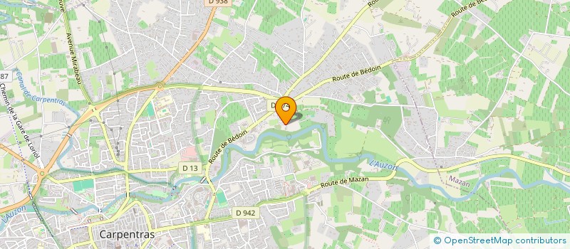 localisation de l'entreprise SCI LES SAPINS  CARPENTRAS