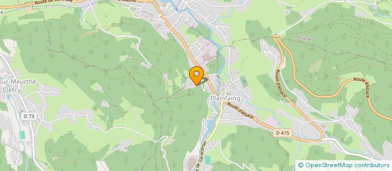 localisation de l'entreprise SCI LES SAPINS  PLAINFAING