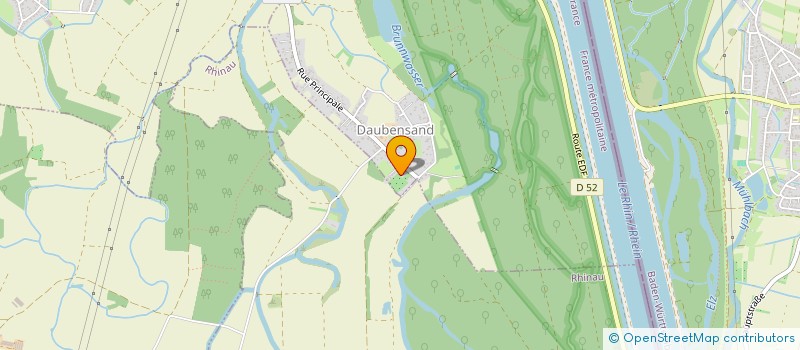 localisation de l'entreprise SCI LES SAPINS  DAUBENSAND