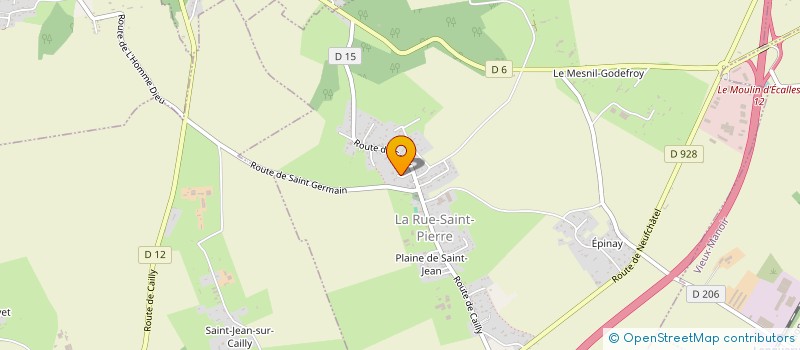 localisation de l'entreprise SCI LES SAPINS  LA RUE-SAINT-PIERRE