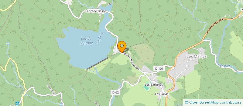 localisation de l'entreprise SCI LES SAPINS à LES MARTYS