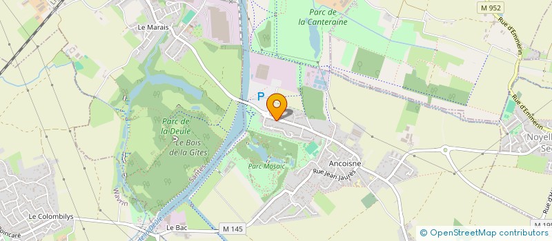 localisation de l'entreprise SCI LES SAPINS BLANCS  HOUPLIN-ANCOISNE