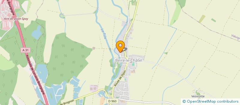 localisation de l'entreprise SCI LES SAPINS DU GRAND RAROY  BEIRE-LE-CHATEL