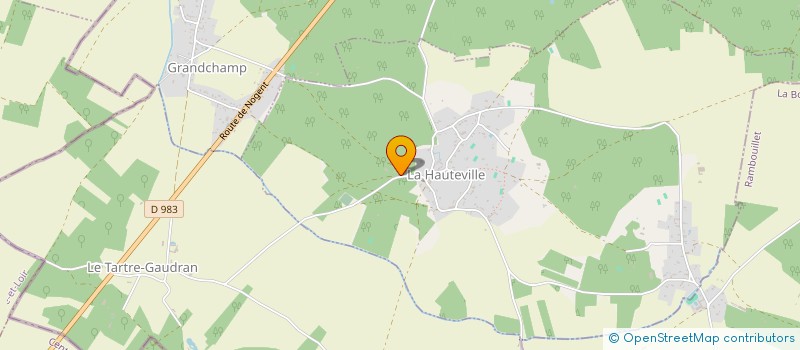 localisation de l'entreprise SCI LES SAPINS M.M.C  LA HAUTEVILLE