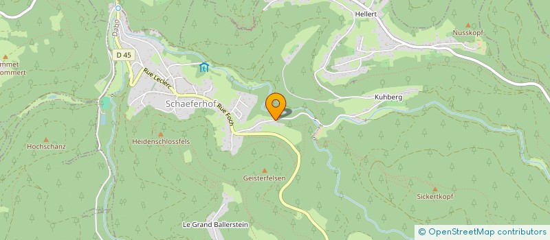 localisation de l'entreprise SCI LES SAPINS VERTS  DABO