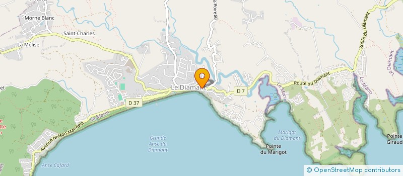 localisation de l'entreprise SCI  LES  SAPOTILLES  DIAMANT