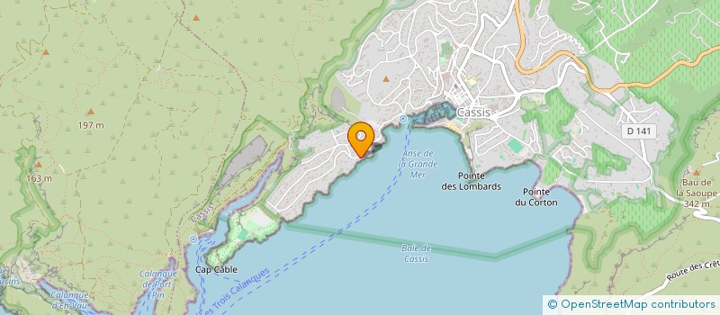 localisation de l'entreprise SCI LES SARDONS à CASSIS