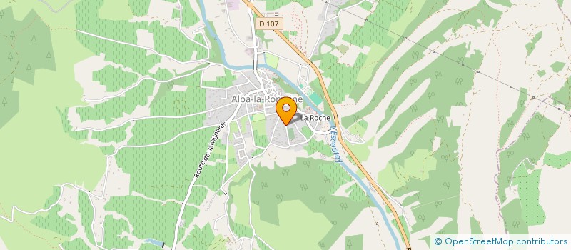 localisation de l'entreprise SCI LES SAREMENTS  ALBA-LA-ROMAINE