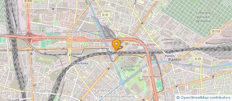 localisation de l'entreprise SCI LES SARRAZINES à PARIS