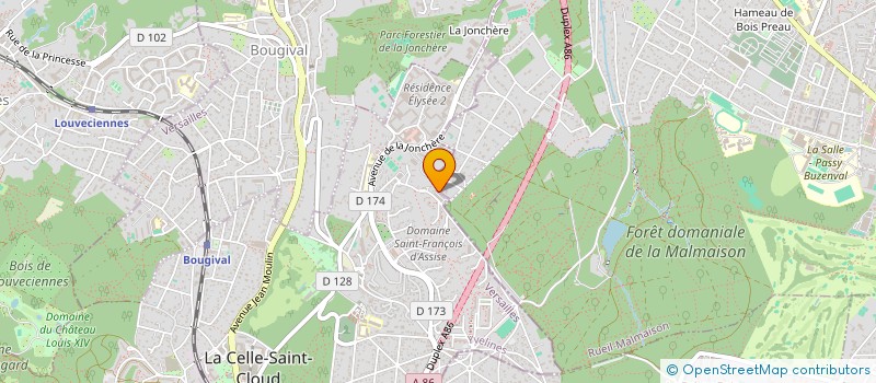localisation de l'entreprise SCI LES SAUGES à RUEIL-MALMAISON