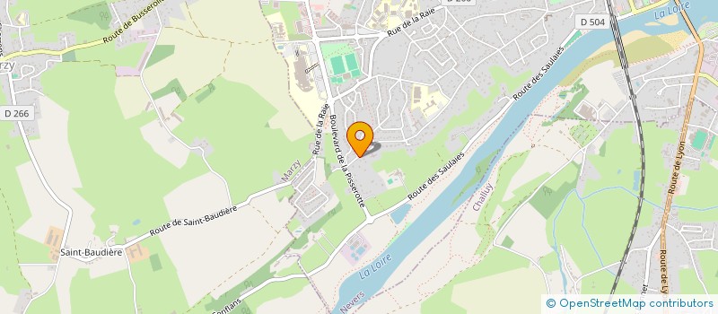 localisation de l'entreprise SCI LES SAULAYS à NEVERS