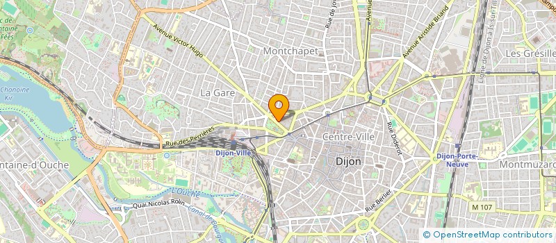 localisation de l'entreprise SCI LES SAULES à DIJON