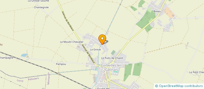 localisation de l'entreprise SCI LES SAULES  CORBEILLES