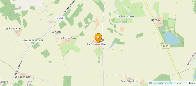 localisation de l'entreprise SCI LES SAULES  LE PETIT-PRESSIGNY