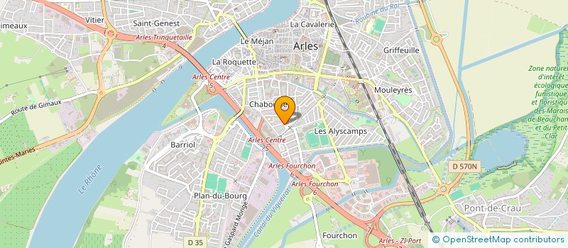 localisation de l'entreprise SCI LES SAULES à ARLES